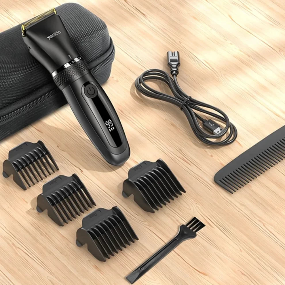 YESIDO Hair Clipper – Professional Cordless Grooming Tool MG06