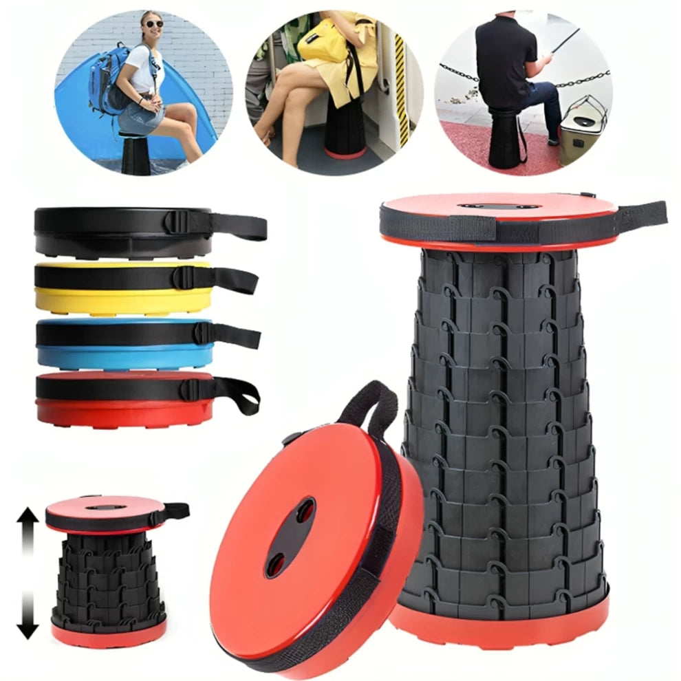 Telescopic Portable Folding Stool Chair