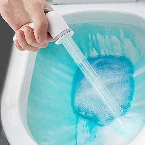 V.MAX MODI Bathroom Cleaning Set – White Shataf Faucet | Multi-Purpose ABS Sprayer