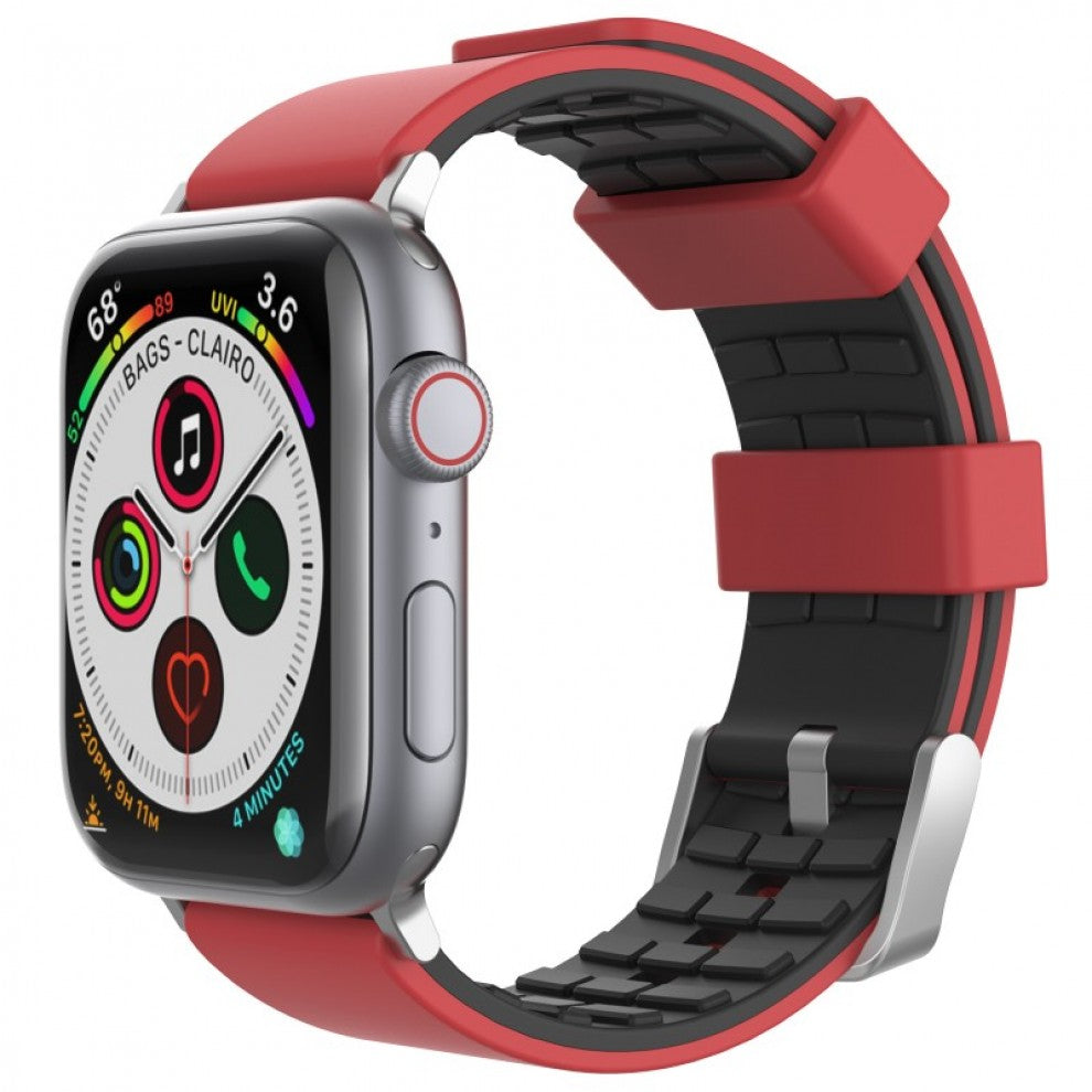 AhaStyle Band With DuoTone Design for Apple Watch 42/44mm-Red
