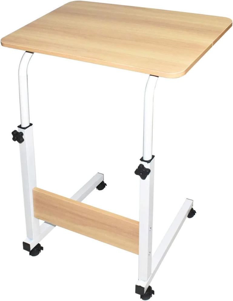 Adjustable Laptop Table Desk with Wheels Study/Work