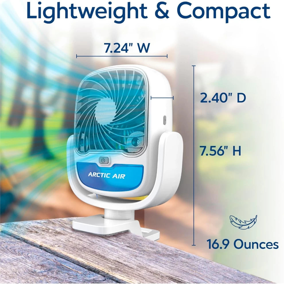 Arctic Air Grip Go – Cordless Portable Clamp-On Air Cooler