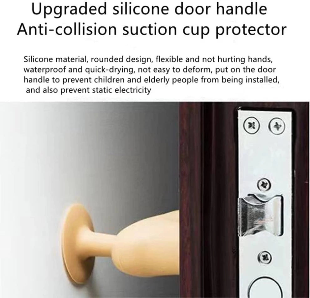 Silicone Safety Door Handle Cover for Children Antistatic