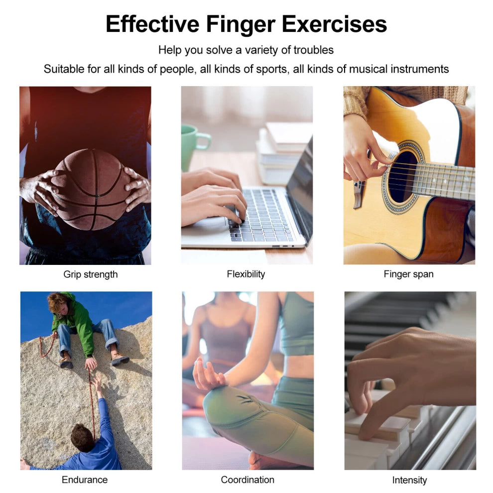 Silicone Hand Grip Device | Finger Exercise & Hand Strengthener