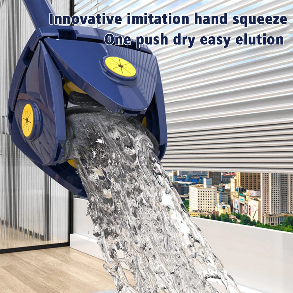 Automatic Triangle Mop Handle 360 Degree Rotating