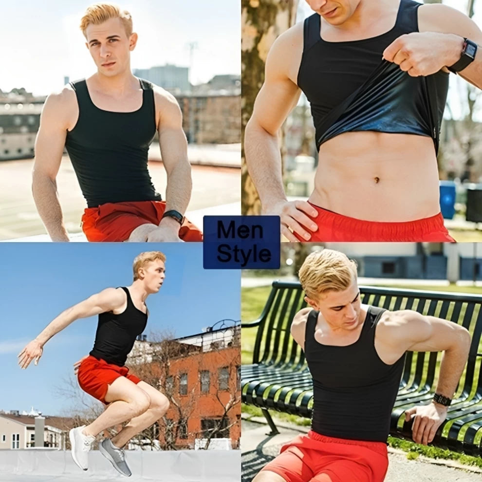 Sweat Shapewear Vest for weight loss Men