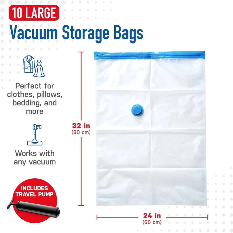 Vacuum Seal Bags with Pump-10 Bags