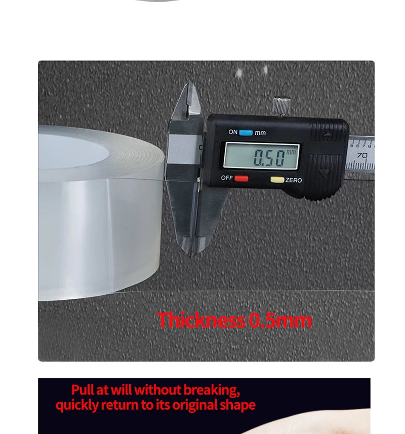 Waterproof Self-Adhesive No Leakage Clear Tape Water Strip-3M