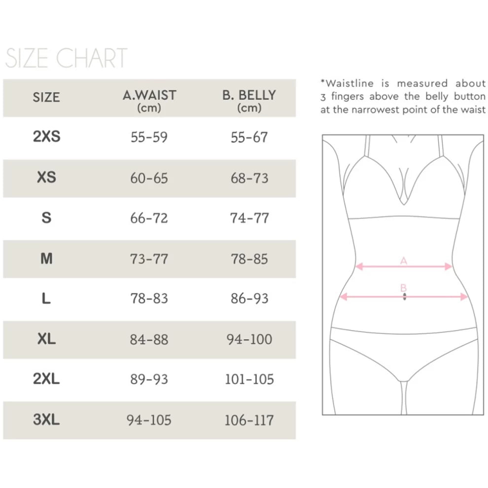 Waist Trainer Corset Belt for Slimming, Body Shaping-Beige
