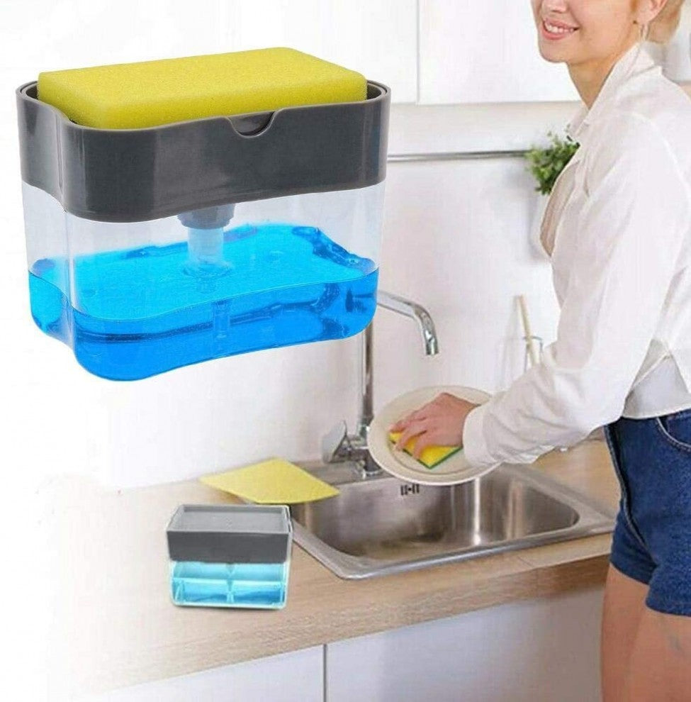 2 in 1 Soap Pump and Sponge Candy