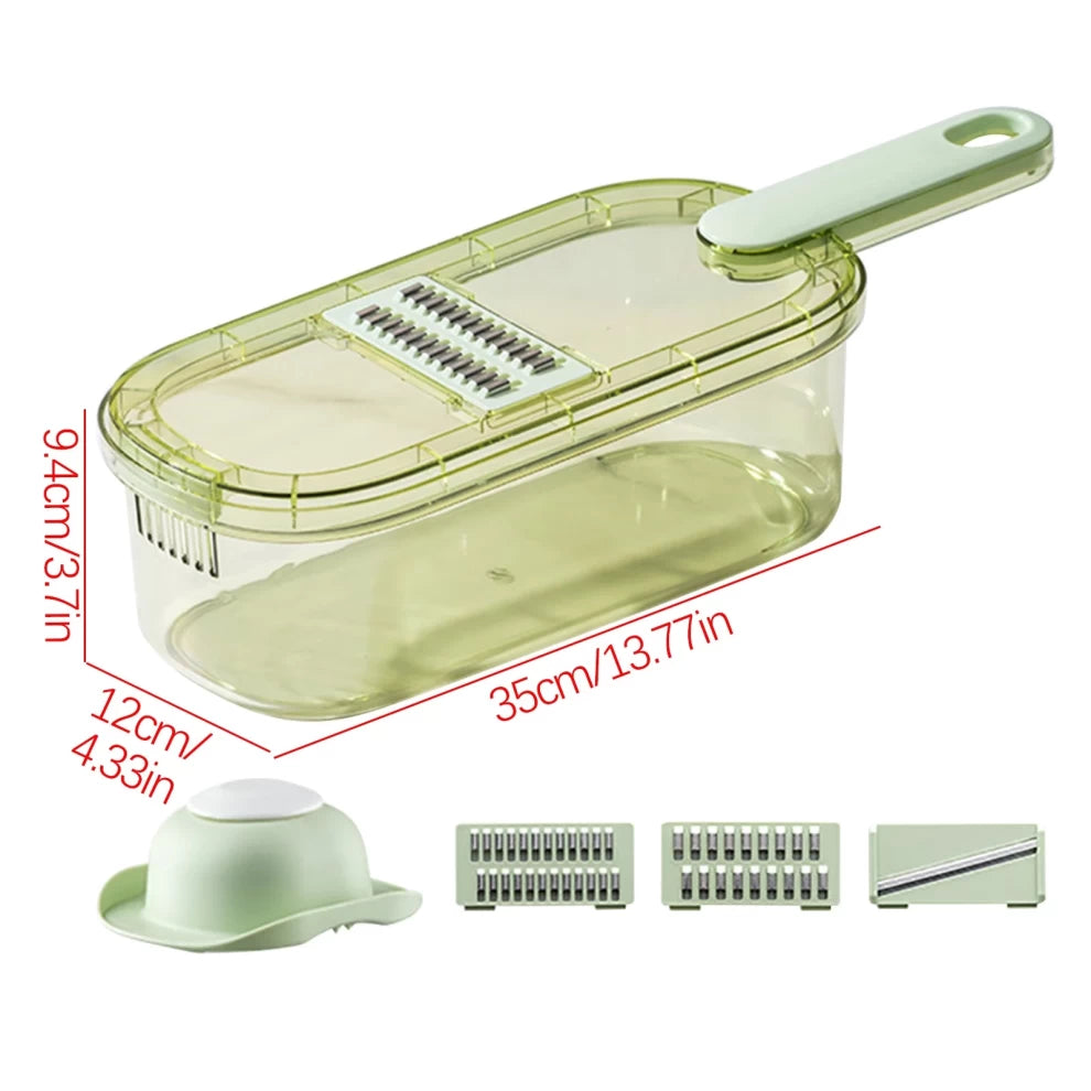 Vegetable Chopper Multifunctional 8 in 1 Manual