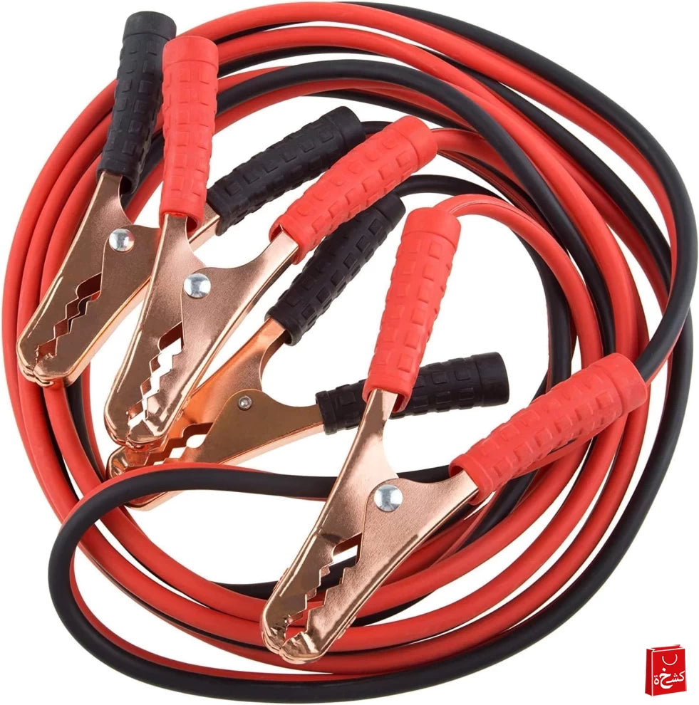 Car Battery Jumper Cable Red Positive, Black Negative 2000 AMP