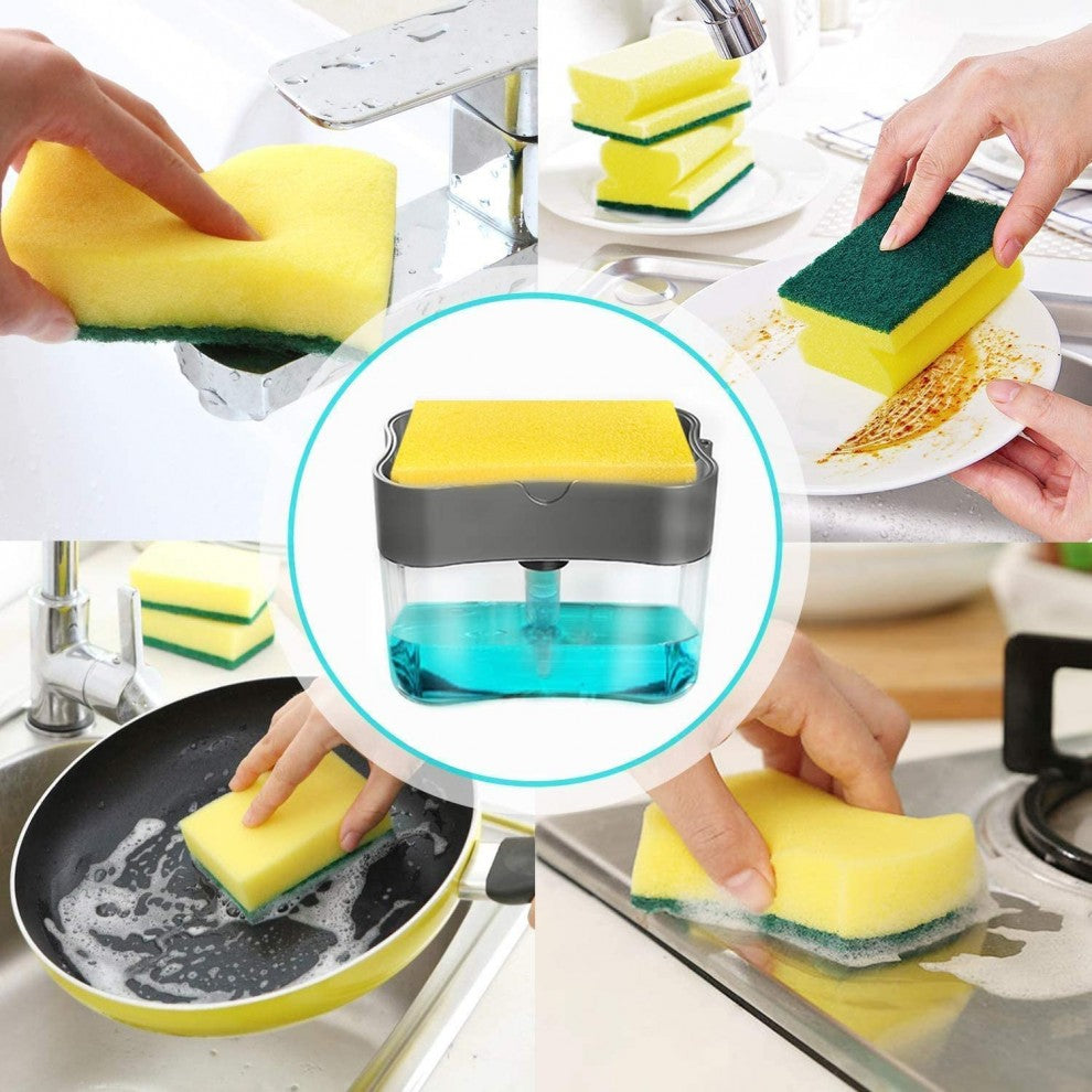 2 in 1 Soap Pump and Sponge Candy