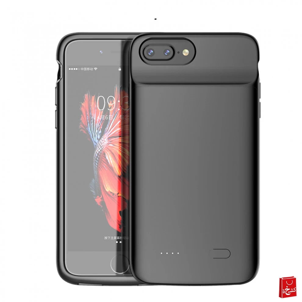 Battery Case For iPhone 6+/6s+/7+/8+ black (5000mah)
