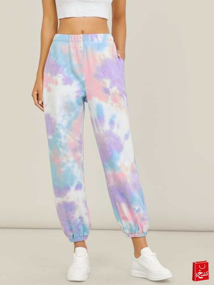 SHEIN Tie Dye Sweatpants