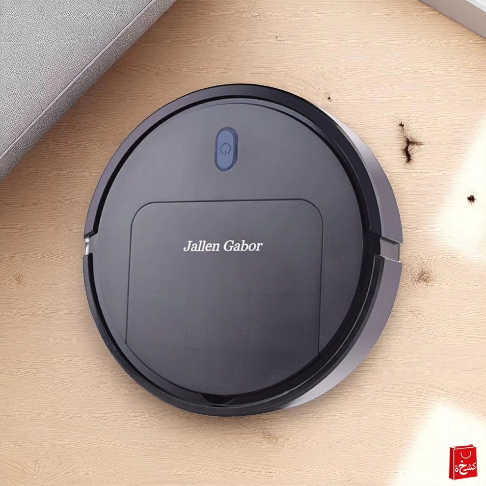 Smart Rechargeable Vacuum Cleaner Robot Black