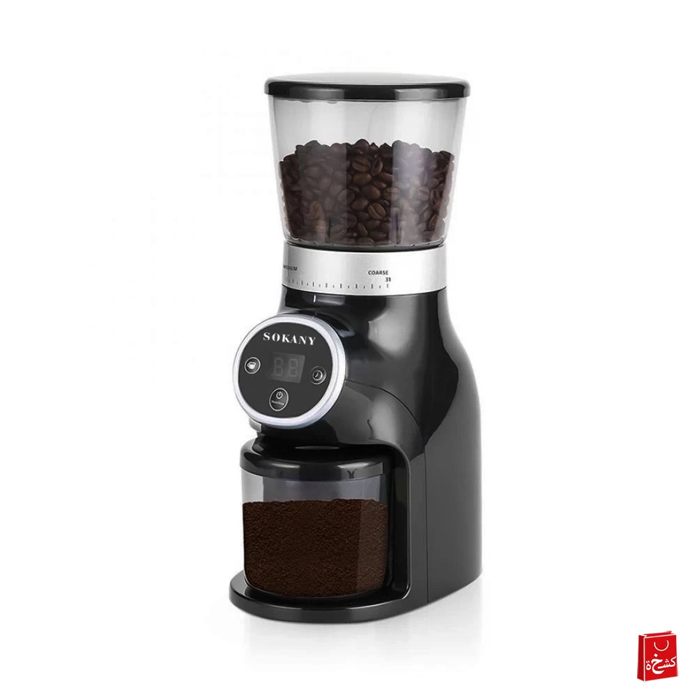 Sokany Digital Coffee grinder - 31 Precise Coffee Bean Grinding Setting