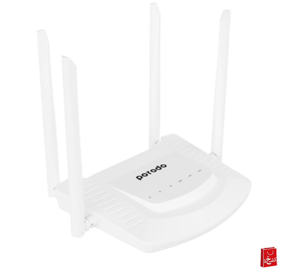 Wireless Wi-Fi Router Porodo High-Speed 4G Router 300Mbps - White