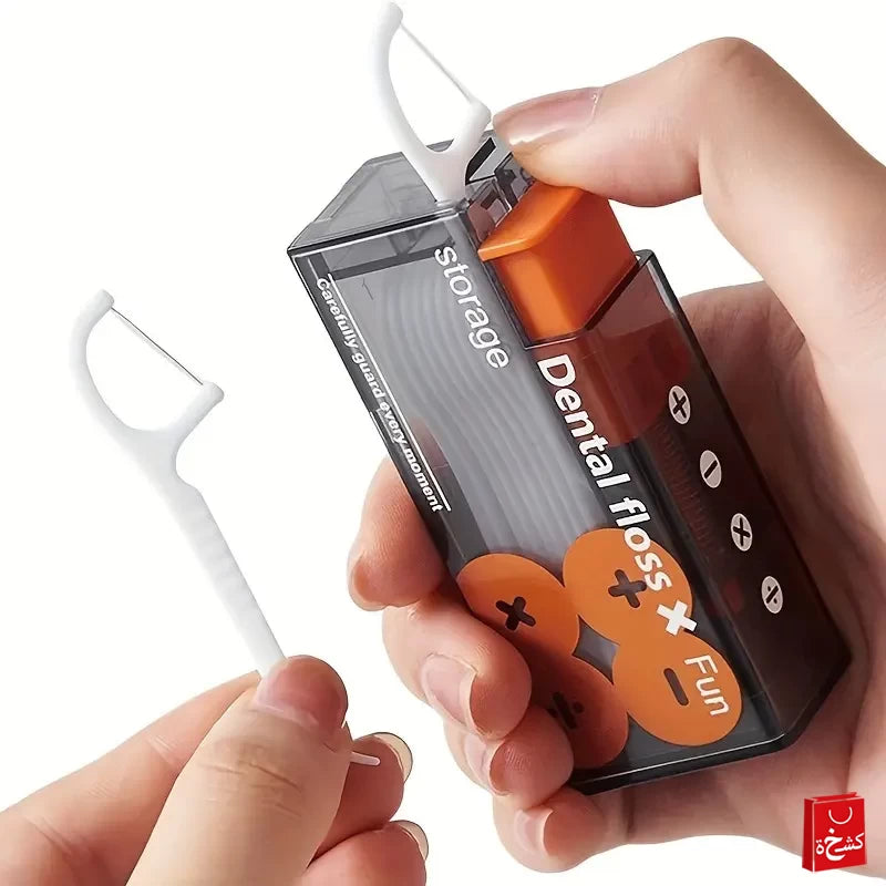 10pcs Portable Dental Floss Box Set Storage Box
