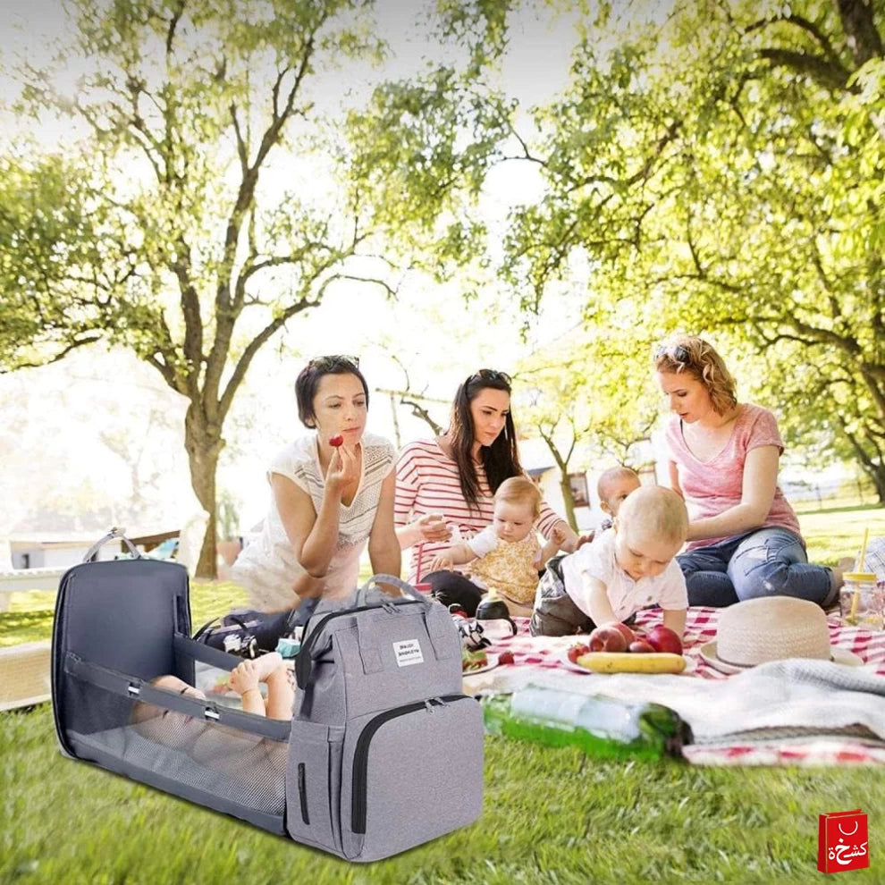 Baby Bag for Mom – Diaper Backpack with Changing Station & Large Capacity