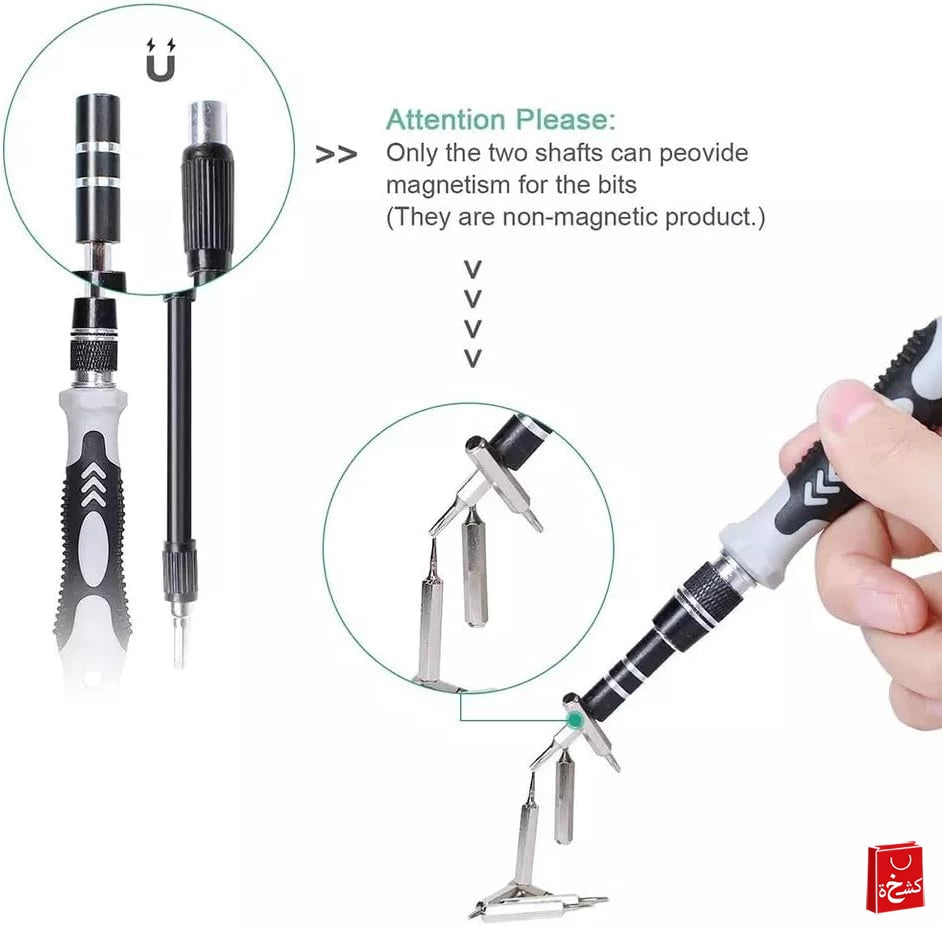 115-in-1 Military-Grade Precision Screwdriver Set – Professional Magnetic Repair Kit