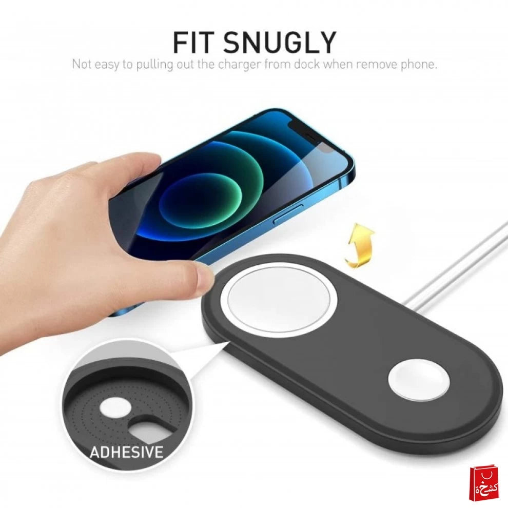 AhaStyle 2 in 1 Charger Mat for iPhone 12 & Apple Watch