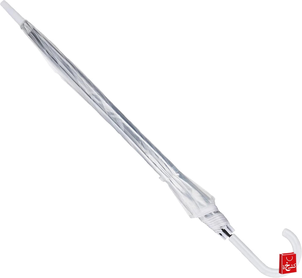 Automatic Transparent Long and Bold Handle Umbrella