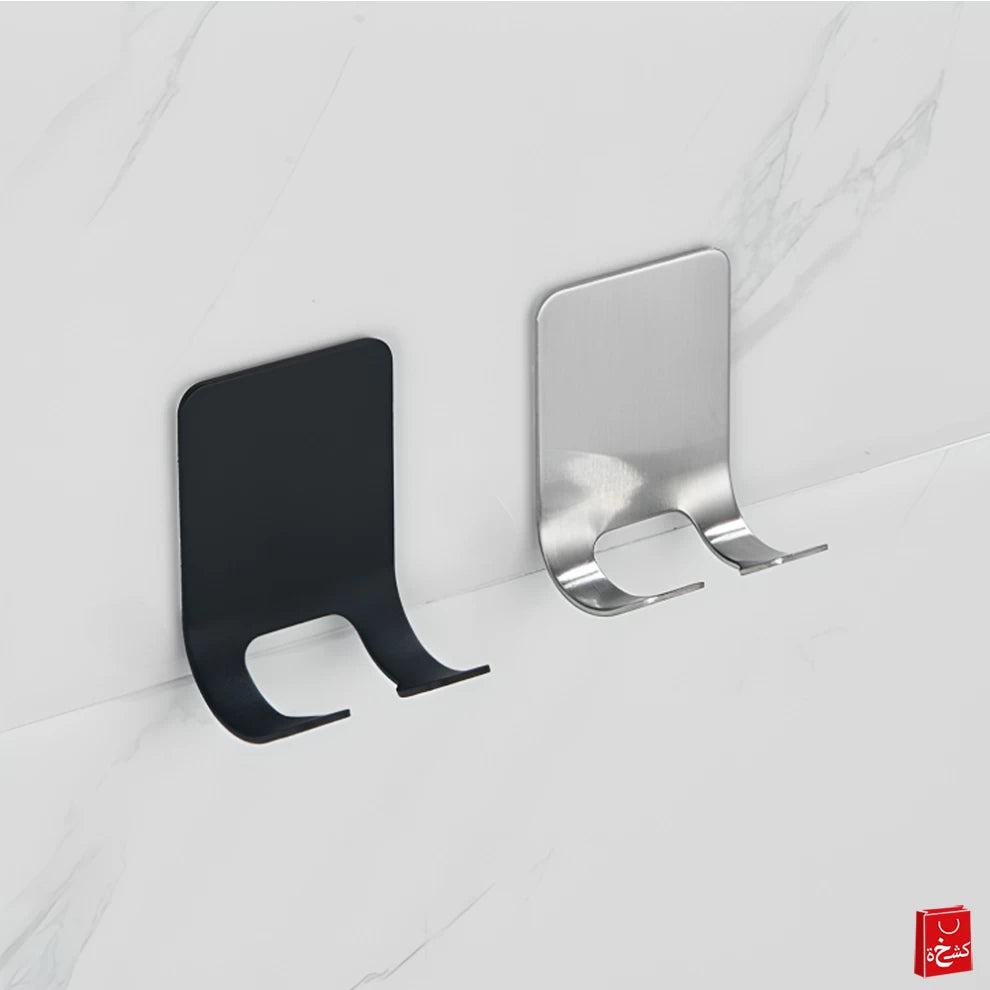 Wall Hooks Stainless Steel Multipurpose for Bathroom & Kitchen ( 2 pcs)