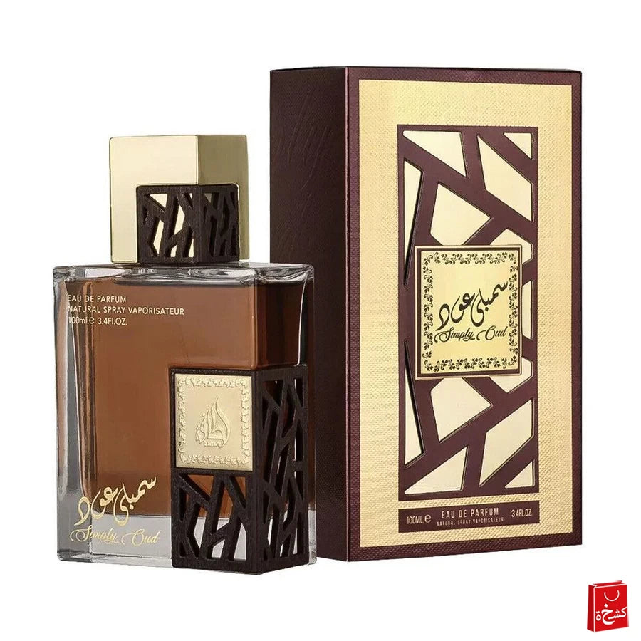 Simply Oud 100ml EDP By Lattafa- New, Rich and Deep Arabian Oud perfume for Men