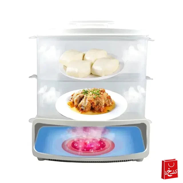 Silver Crest 12L Electric Steamer 1500W – Healthy and Quick Cooking