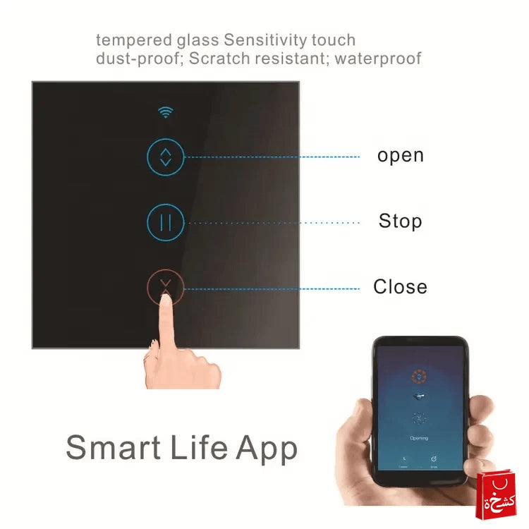 Smart WiFi Curtain,Tuya Roller Shutter Switch