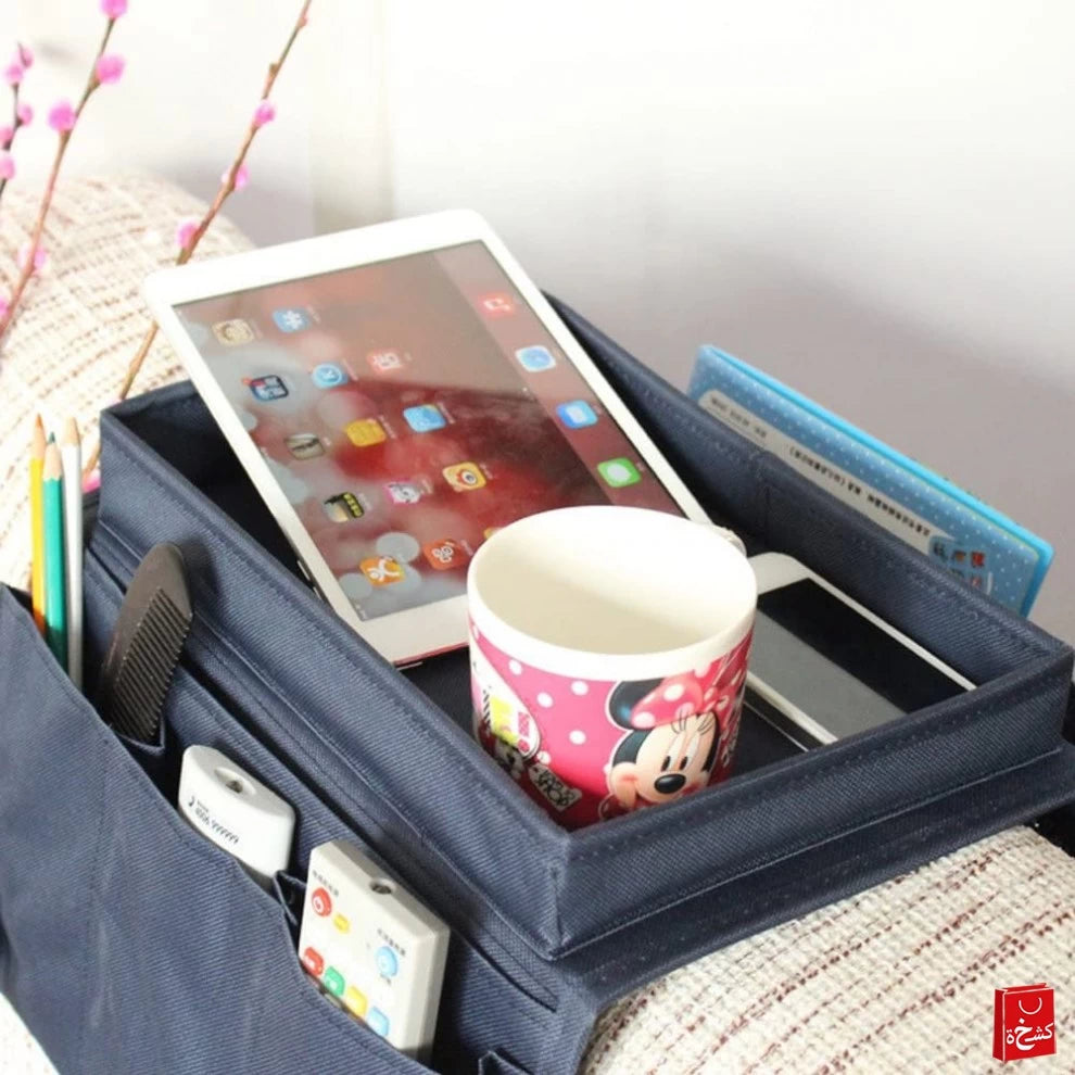 6 Pocket Sofa Arm Rest Organizer