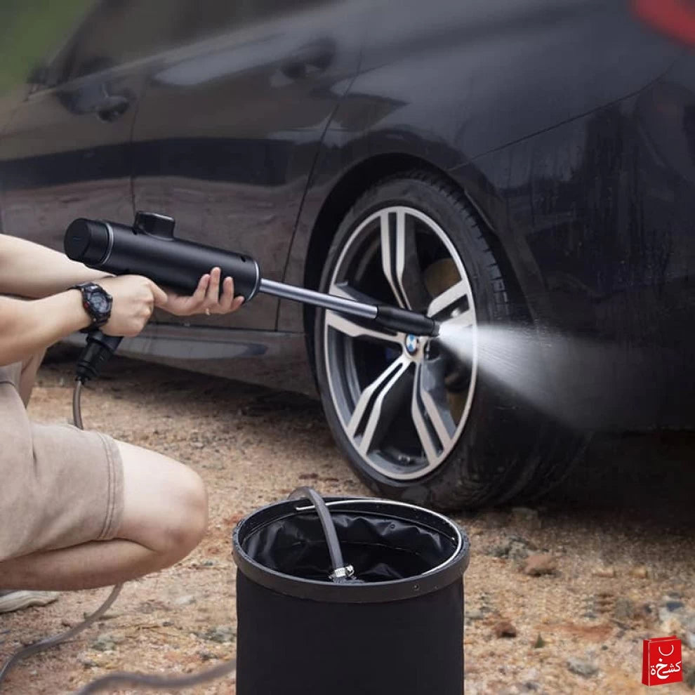 Baseus Dual Power Portable Electric Car Wash Spray Nozzle