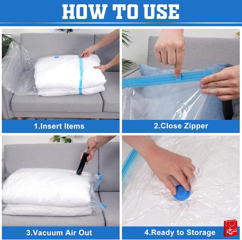 Vacuum Seal Bags with Pump-5 Bags
