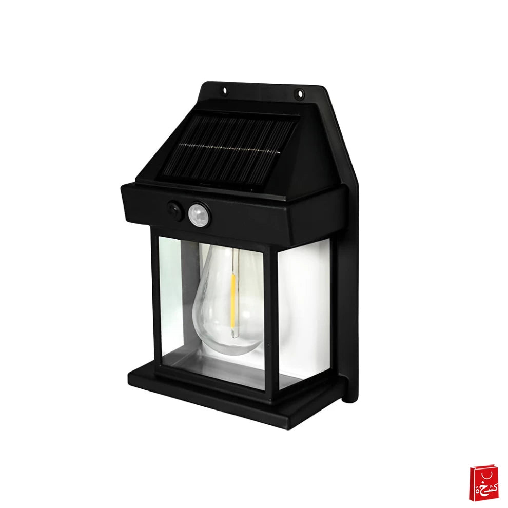 Solar Lights Outdoor, Wall Sconce Motion Sensor, 3 Lighting Modes