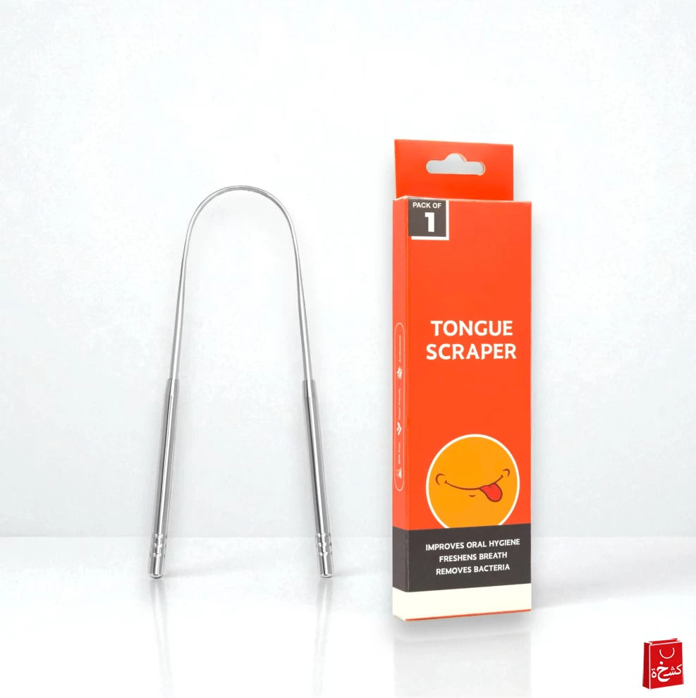 Stainless Steel Tongue Scraper for Oral Hygiene Cleaning