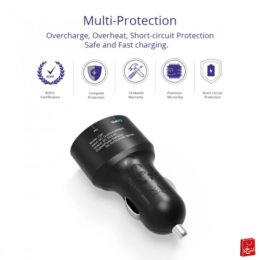 Tronsmart C2P USB PD Car Charger