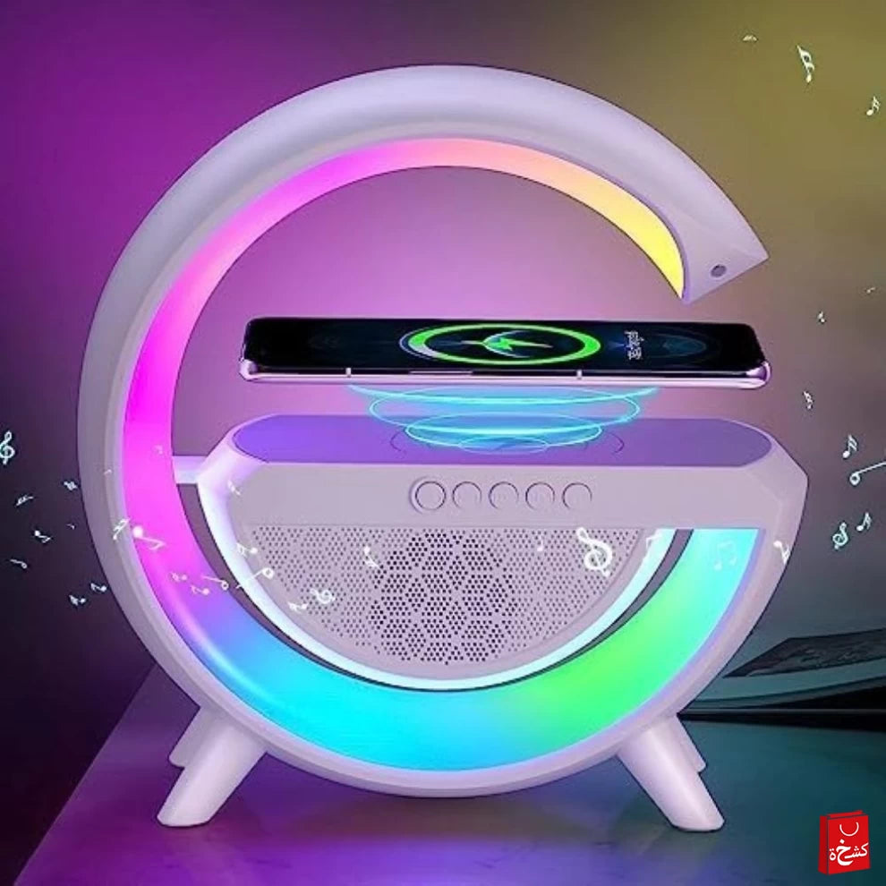 3 in 1 G Shape Wireless Charger with Speaker
