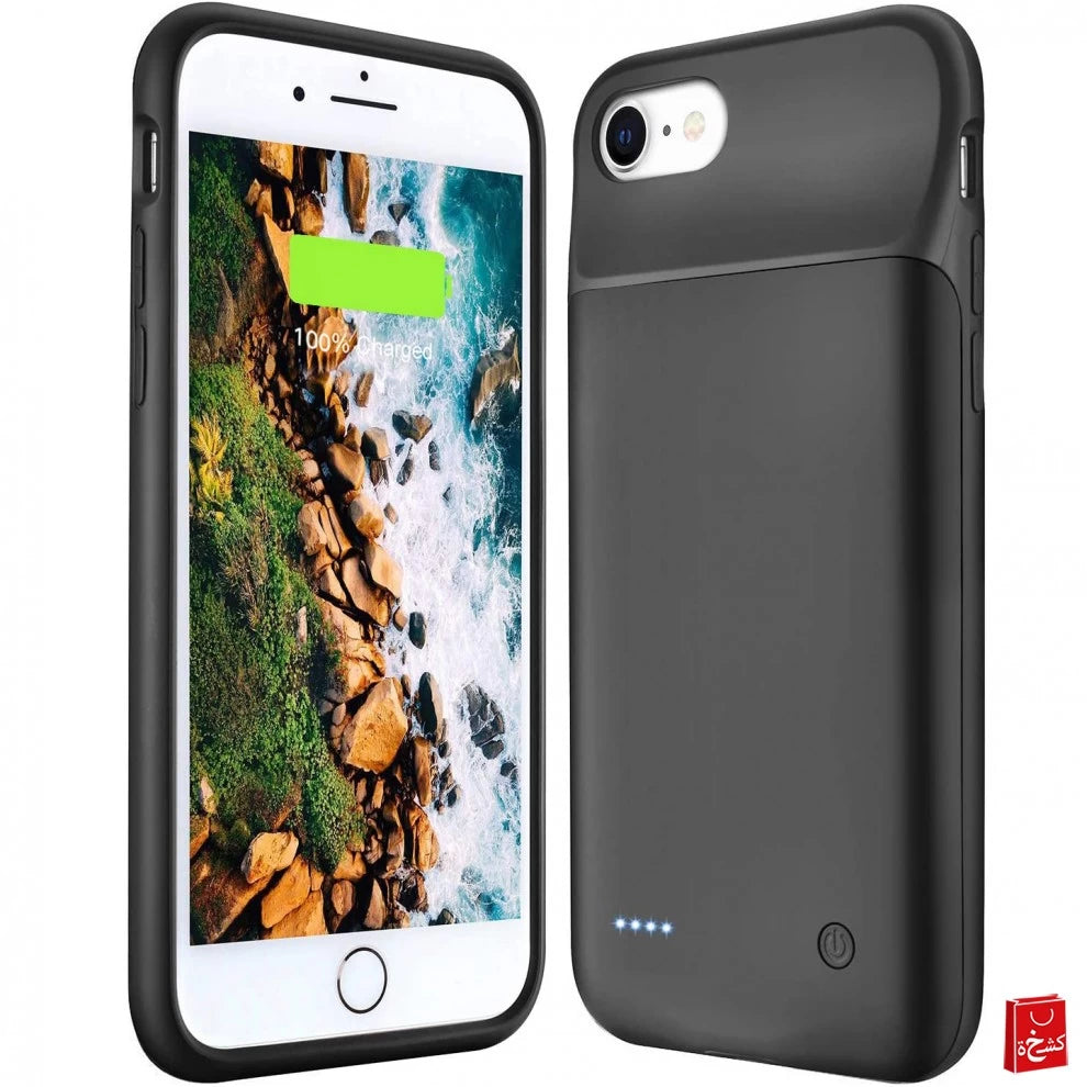Battery Case For iPhone 6/6s/7/8/SE2 black (3200mah)