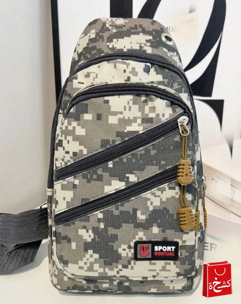 Backpack - Camo Print Outdoor Shoulder Chest Bag for Sports & Leisure
