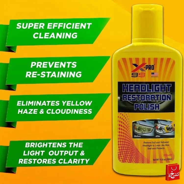 X-Pro Headlight Restoration Polish 350Ml