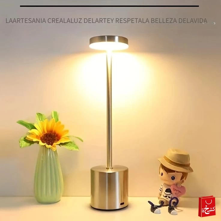 Wireless LED Table Light – 3 Color Step-less Dimming by Touch