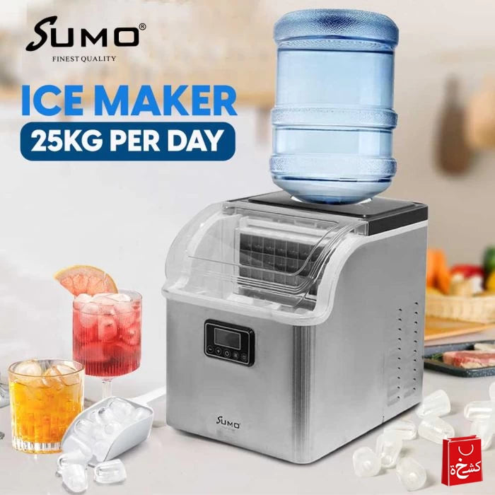 Sumo Per Day Ice Maker – Fast & Efficient Ice Production 25Kg