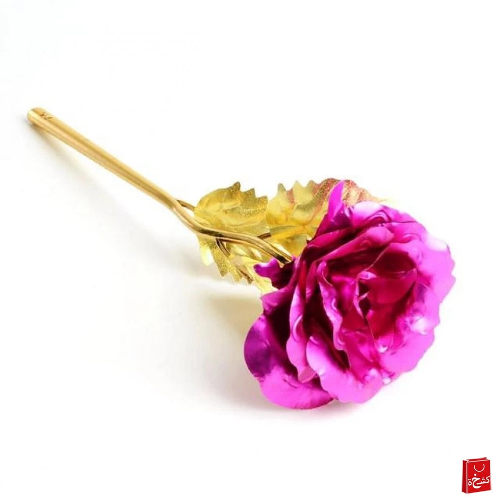 24k Gold Rose Flower Valentine's - Pink