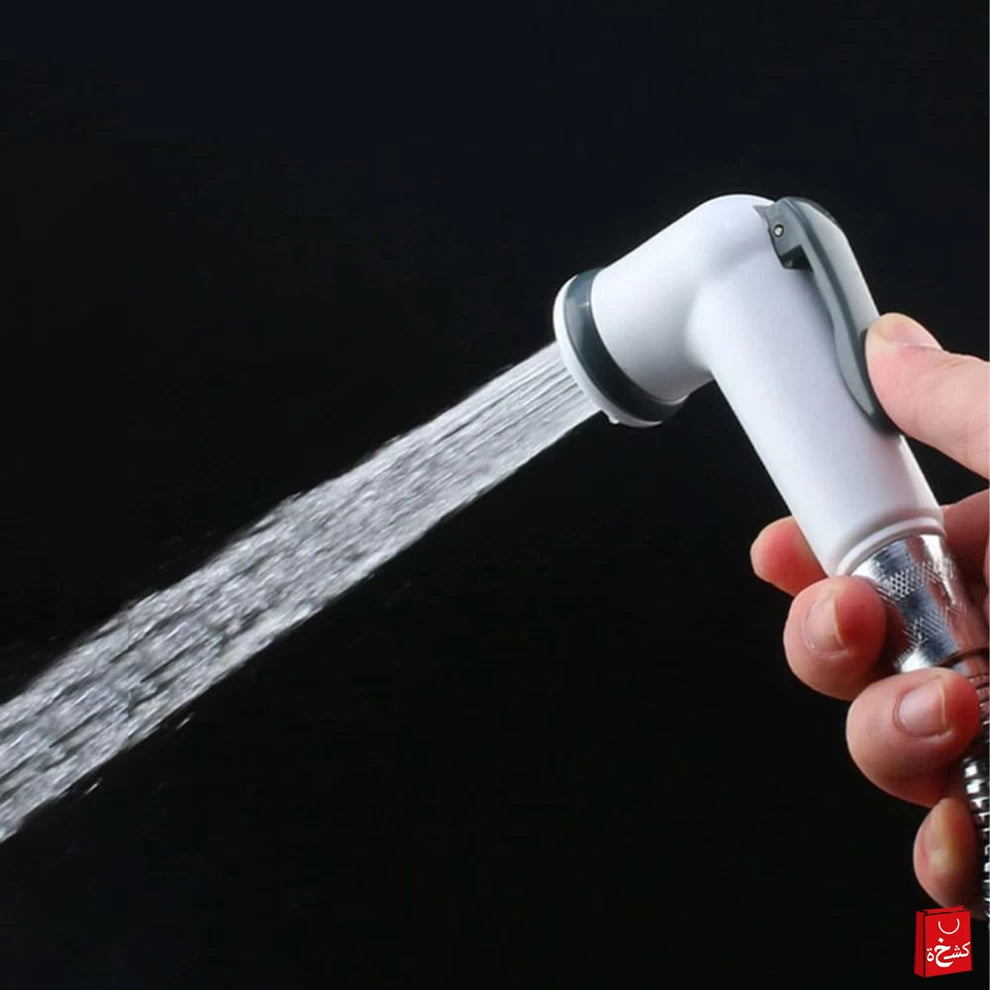 V.MAX MODI Bathroom Cleaning Set – White Shataf Faucet | Multi-Purpose ABS Sprayer