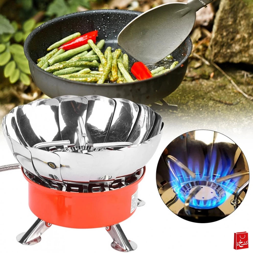 Windproof Portable Butane Gas Camping Stove