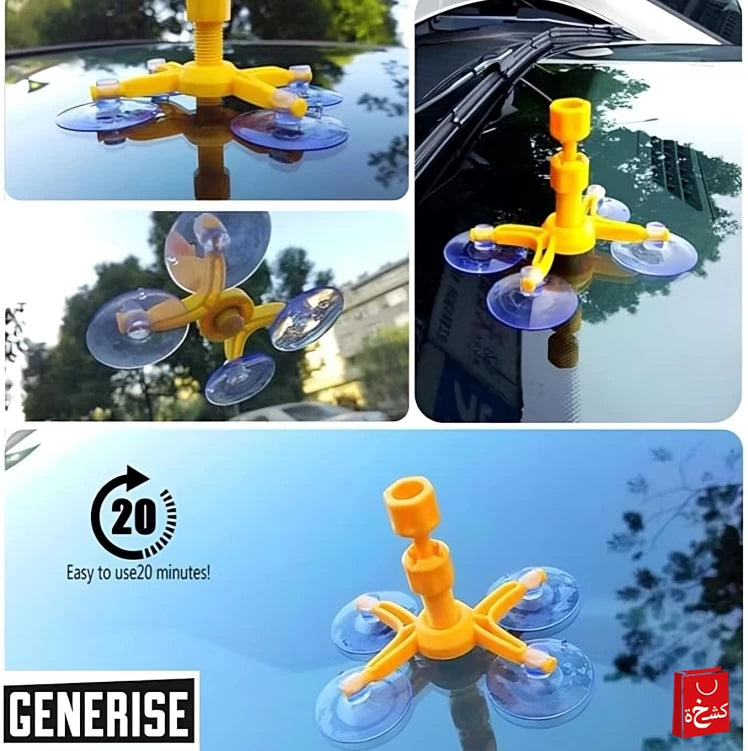 Windshield Repair Kit for Car Repair Tool, Agent, and Fluid