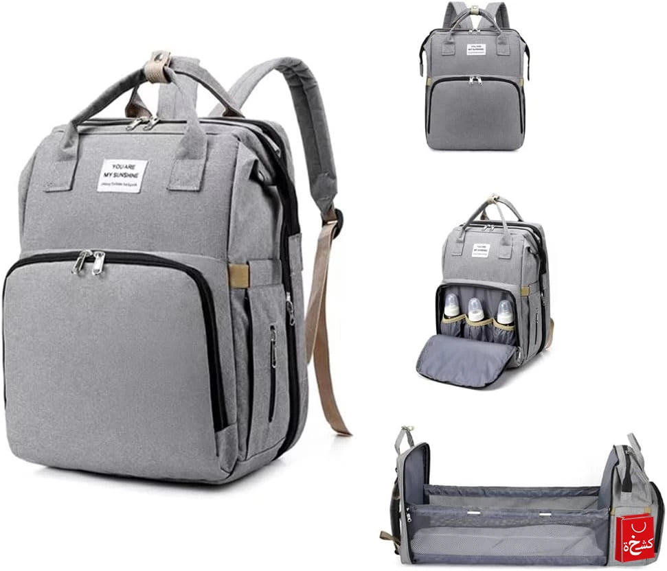 Baby Bag for Mom – Diaper Backpack with Changing Station & Large Capacity