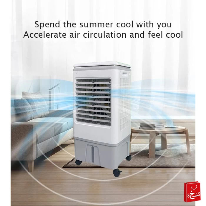 Air Cooler with 3-Speed Control & Wheels | 30L – 115W