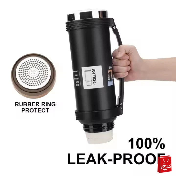 Stainless Steel Vacuum Insulated Thermo Flask – Hot & Cold for Hours